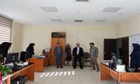 بازدید دکتر مجذوبی از معاونت‌ آموزشی دانشگاه